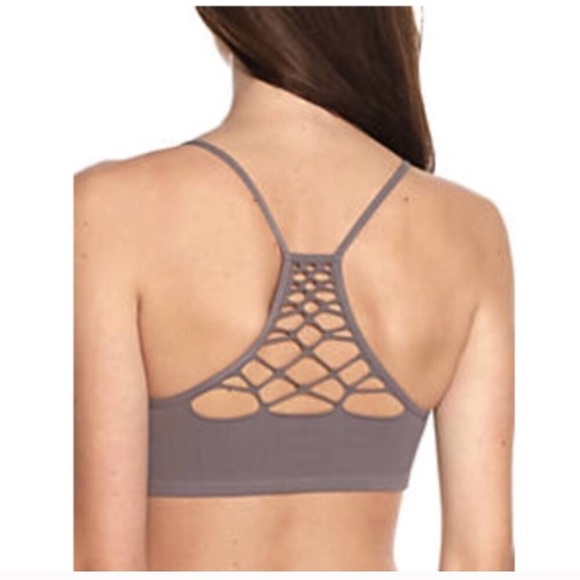 Any 2/$25♥️Free People Lattice Racerback Bra NWT - Picture 4 of 6